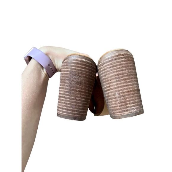 Steve Madden Sully Mule Cognac Brown Tan Suede Size 10 M Pointed Toe - Picture 10 of 11